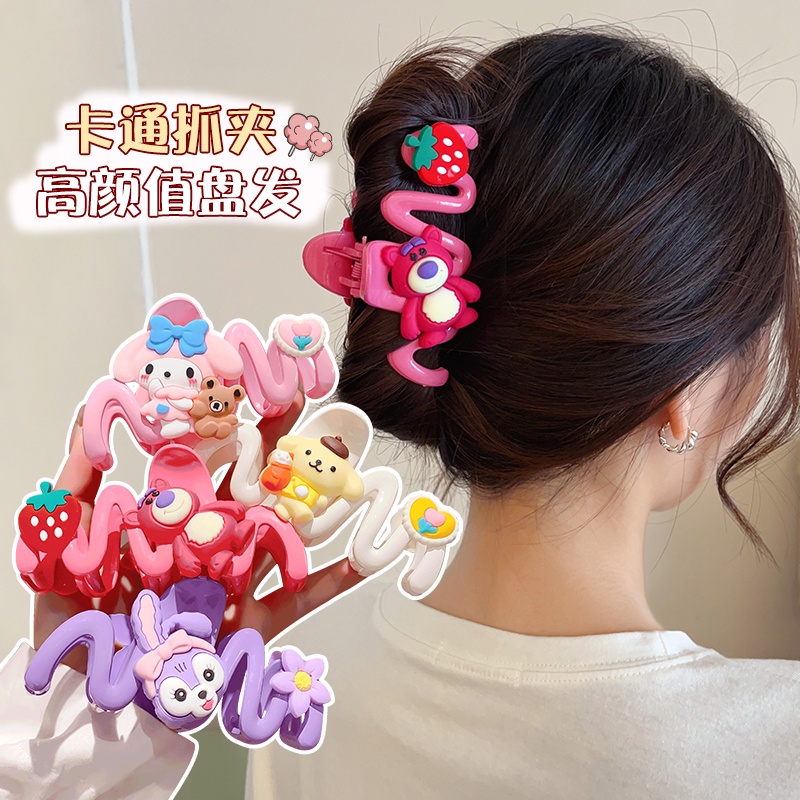 Mh Kẹp Tóc Thời Trang Hàn Quốc Hình Cá Mập Nhiều Màu Cho Nữ