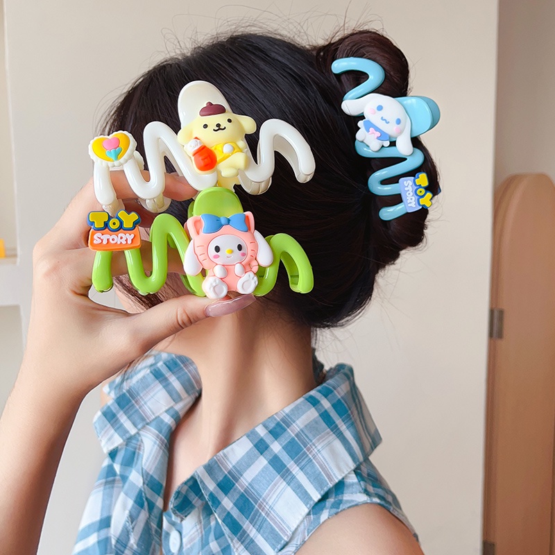 Mh Kẹp Tóc Thời Trang Hàn Quốc Hình Cá Mập Nhiều Màu Cho Nữ