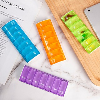 Hộp đựng thuốc 7 ngày hàng tuần Hộp đựng thuốc Hộp đựng thuốc viên Hộp đựng thuốc bổ sung