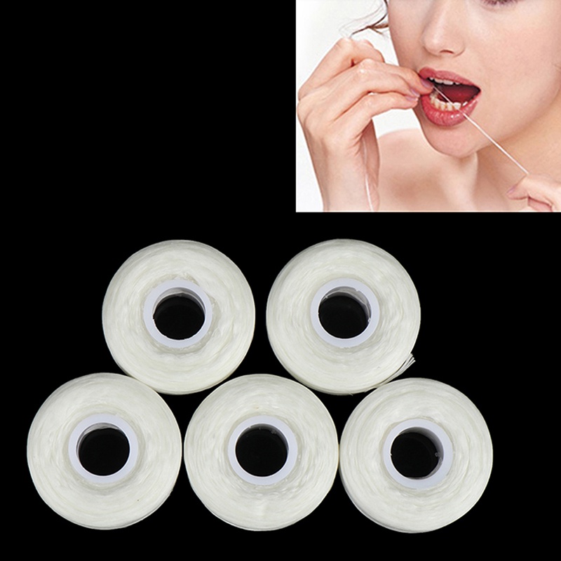 5 Cuộn 50m Sáp Vệ Sinh Răng Miệng Hương Bạc Hà