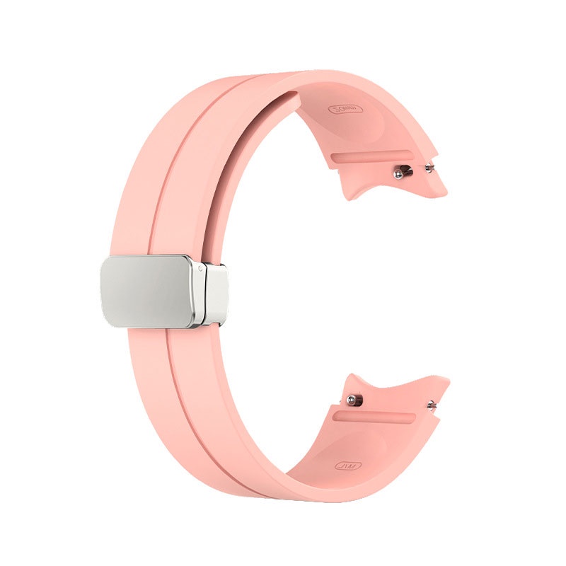 Silicone Dây Đeo Silicon Có Khóa Nam Châm Cho Đồng Hồ Thông Minh samsung galaxy watch 6 / 5 / 4 44mm 40mm pro 45mm