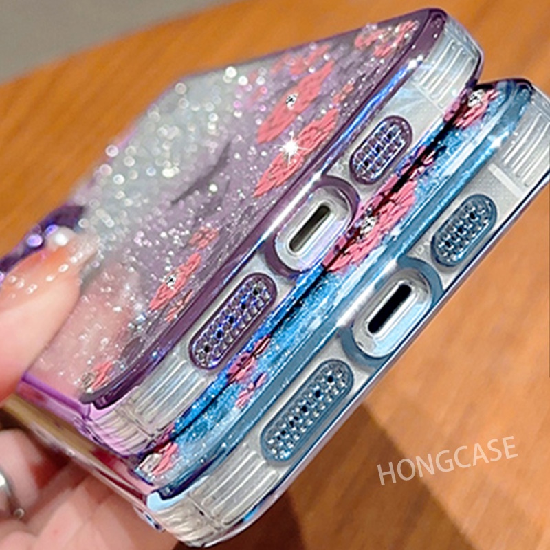 Mềm Ốp Lưng Kim Tuyến Màu gradient Cho oppo reno 10 pro plus reno10pro + 10pro reno10 5g