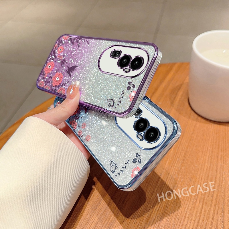 Mềm Ốp Lưng Kim Tuyến Màu gradient Cho oppo reno 10 pro plus reno10pro + 10pro reno10 5g