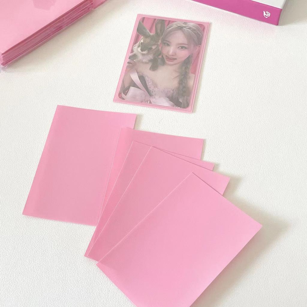 Set 50 Túi Đựng Thẻ 61 * 91mm In Hình Thần Tượng Xinh Xắn