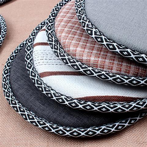 Đệm Mây Lót Ghế Ngồi Hình Tròn Bằng Vải Co Giãn Thoáng Khí Chống Trượt