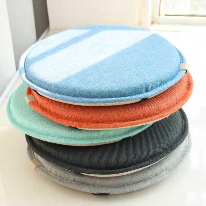 Đệm Mây Lót Ghế Ngồi Hình Tròn Bằng Vải Co Giãn Thoáng Khí Chống Trượt