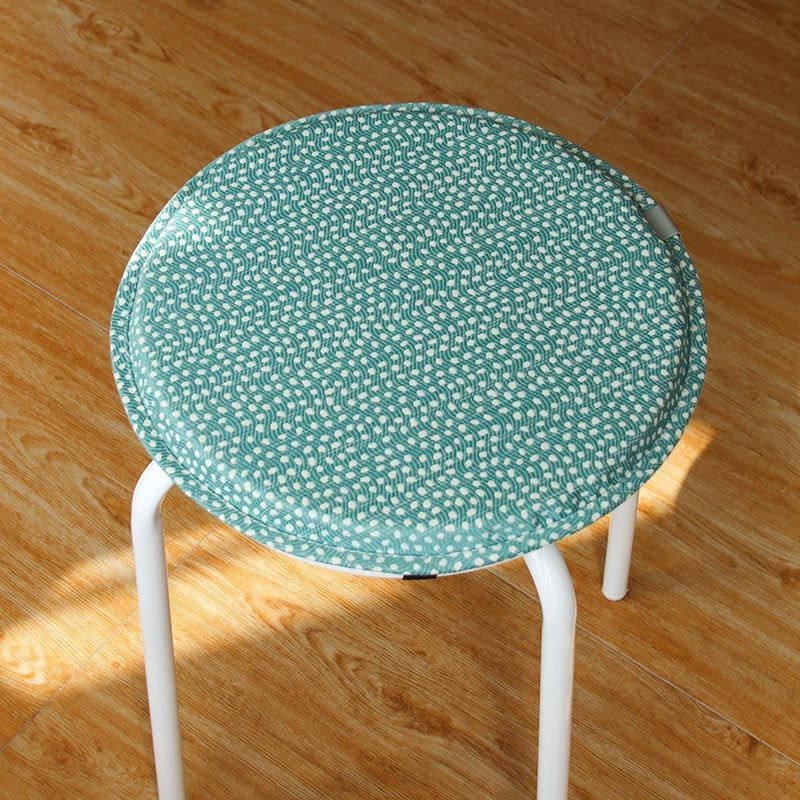 Đệm Mây Lót Ghế Ngồi Hình Tròn Bằng Vải Co Giãn Thoáng Khí Chống Trượt