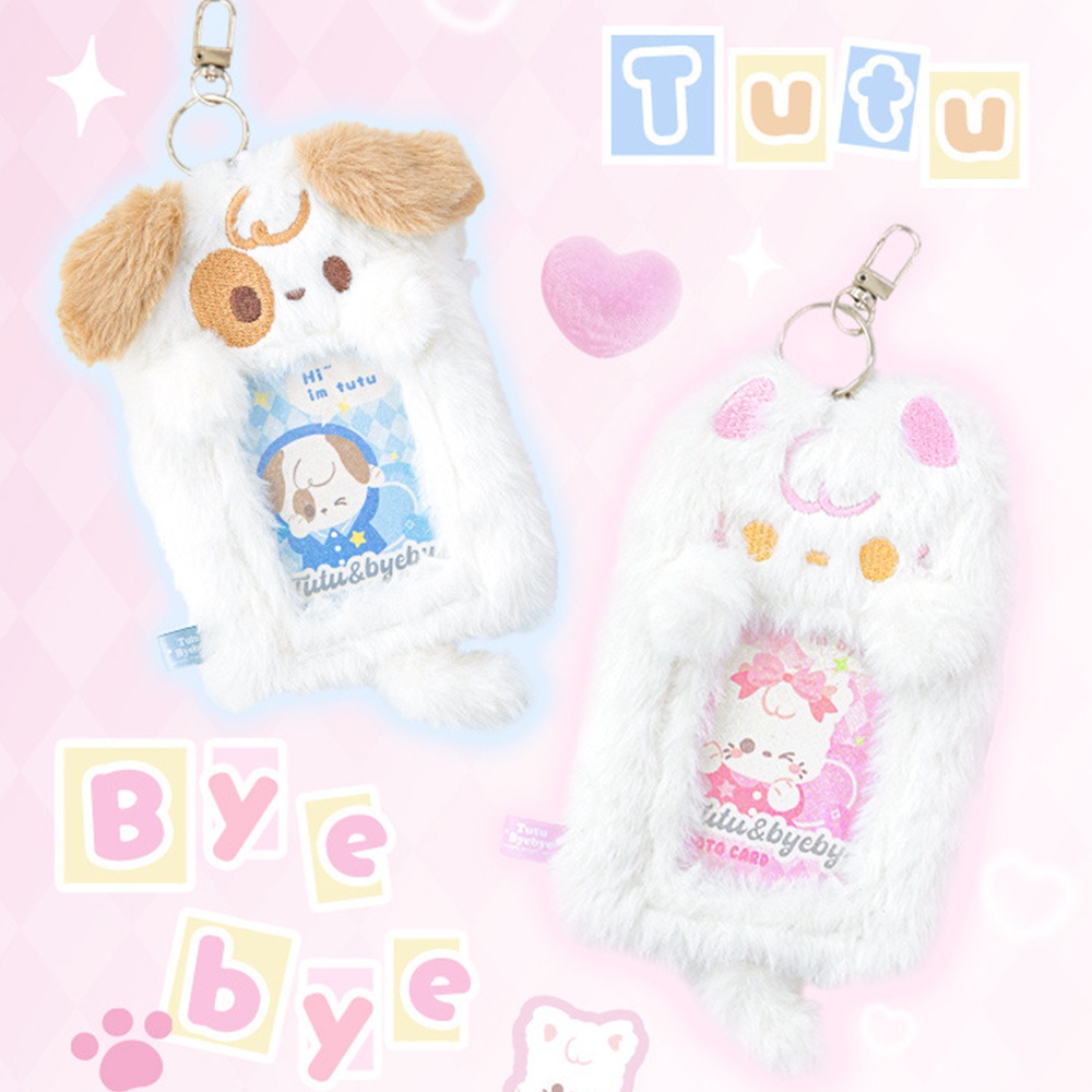 Rosyposy Bao Đựng Thẻ idol Bằng Lông Nhung Dễ Thương Xinh Xắn