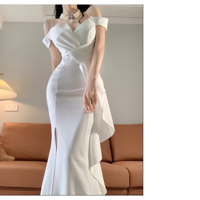 Bộ Lễ Phục Kiểu Pháp Mới Nhất, , Váy Dài dạ tiệc, váy cô dâu, hàng thiết kế cao cấp