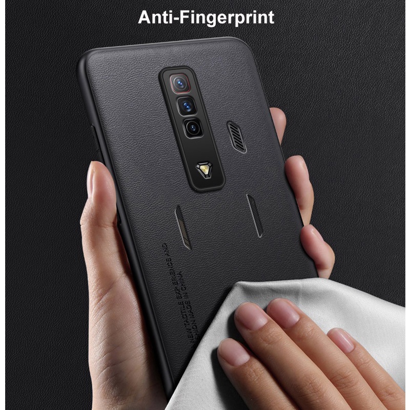Dành Cho ZTE nubia Red Magic 7 7s 5 5s 6 6s Pro Chống Sốc Sang Trọng Mờ Da PU Bao Da Kinh Doanh