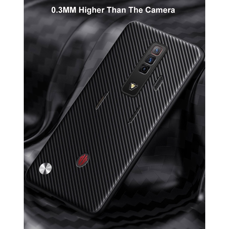 Dành Cho ZTE nubia Red Magic 7 7s 5 5s 6 6s Pro Chống Sốc Sang Trọng Mờ Da PU Bao Da Kinh Doanh