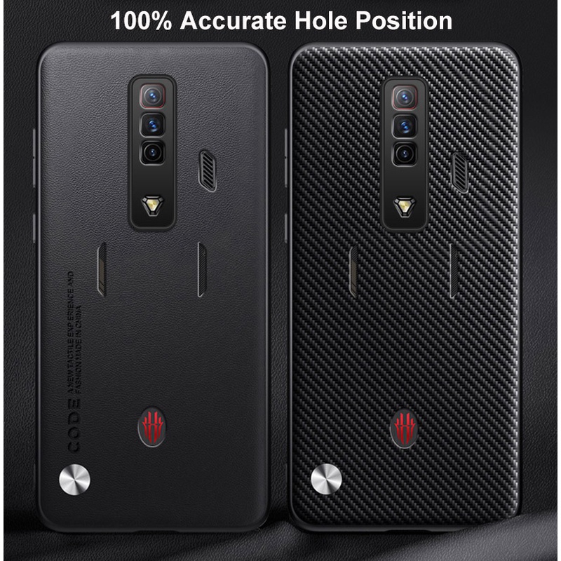 Dành Cho ZTE nubia Red Magic 7 7s 5 5s 6 6s Pro Chống Sốc Sang Trọng Mờ Da PU Bao Da Kinh Doanh