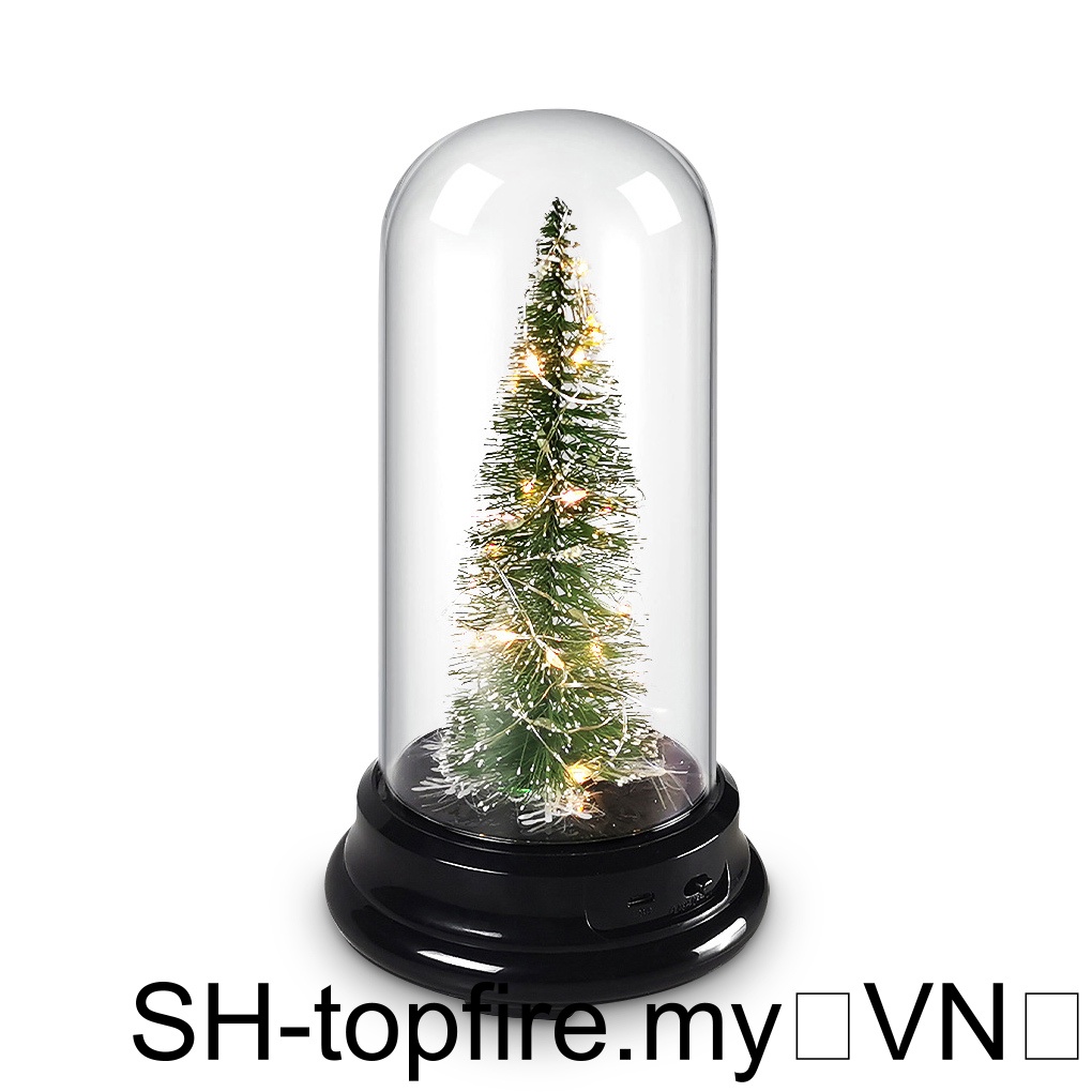 Cây Thông Giáng Sinh Để Bàn Có Đèn led Chạy Bằng Pin