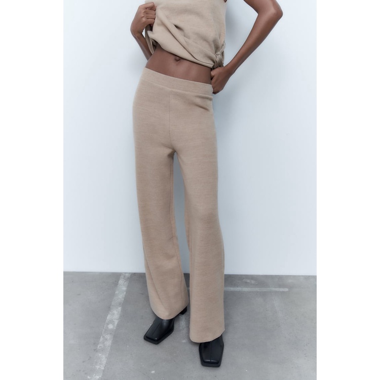 Quần suông len Zara authentic