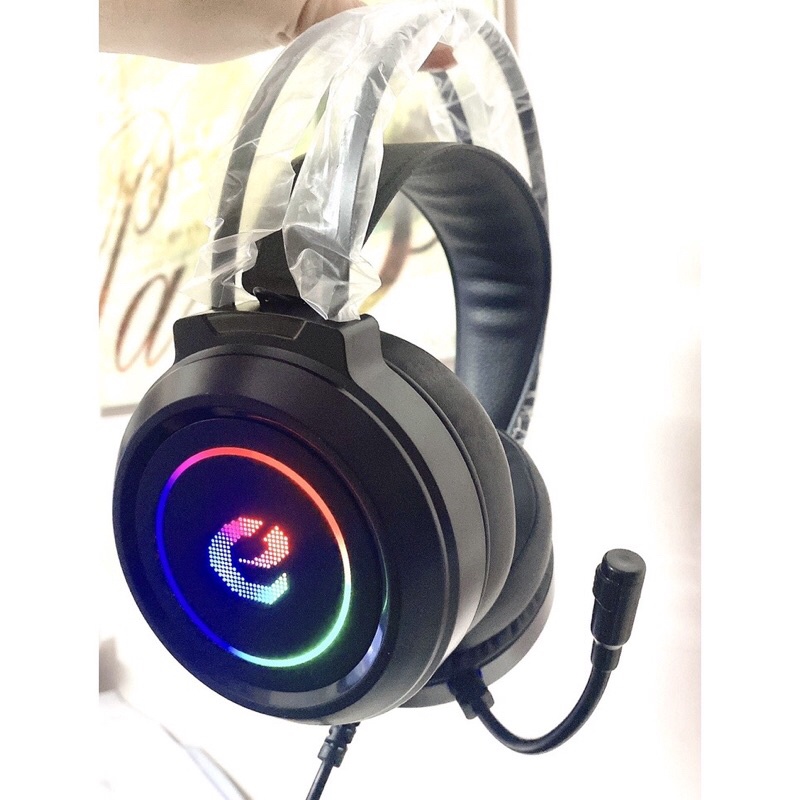 Tai nghe Chuẩn Gaming M1 có Mic đàm thoại và Jack Cắm USB. Có Led RGB cho PC/Lapt