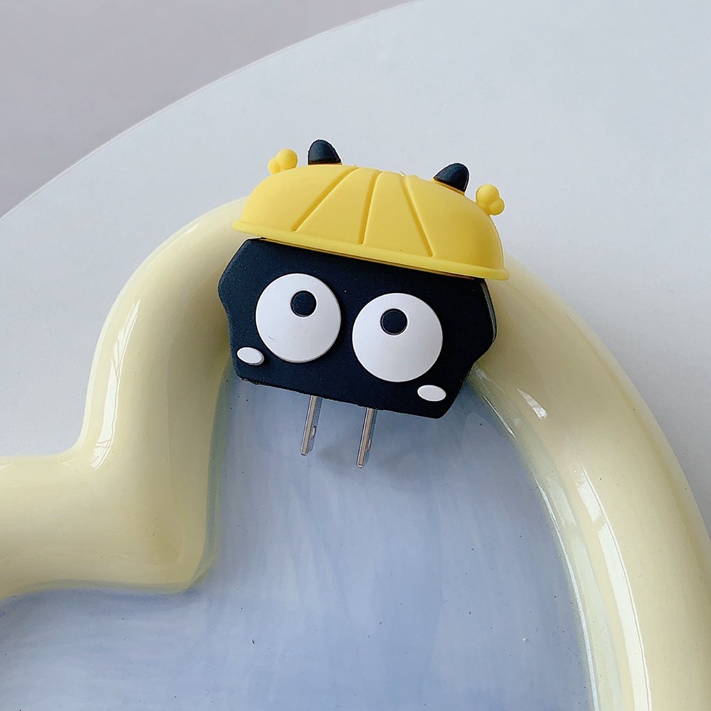 Đen Vỏ Bọc Bảo Vệ Hộp Sạc Nhanh 13 Bằng gel silica Cho apple iphone 14 18w / 20w