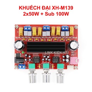 Bo mạch khuếch đại âm thanh xh-m139 công suất 2x50w, sub 100w