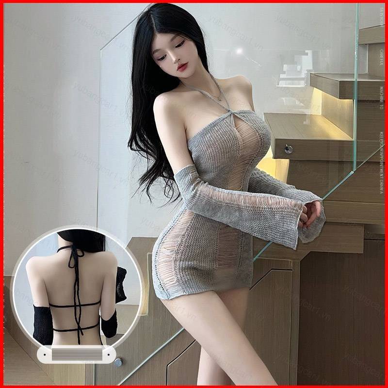 Đồ ngủ Liền Thân Hở Lưng Hóa Trang Quyến Rũ Cho Nữ