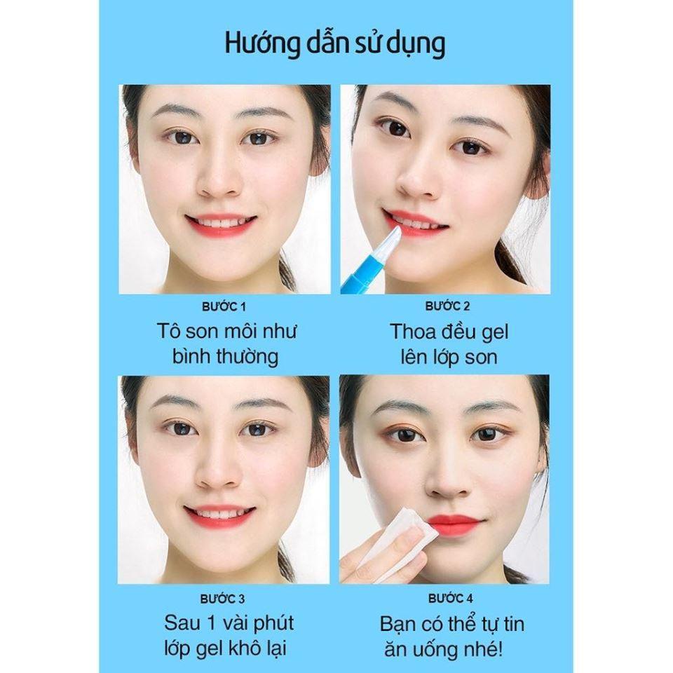 Gel Khóa Màu Son, Dưỡng Môi Không Trôi Biquantang Lip Make Up 4ml