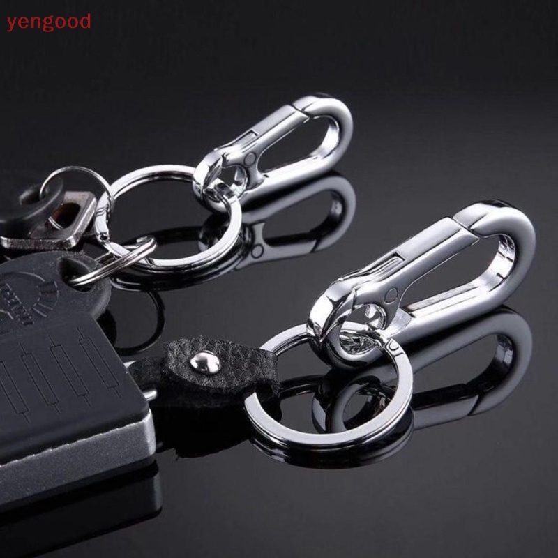 Móc Khóa Hình Móng Ngựa Bằng Thép Không Gỉ Chống Thất Lạc Thời Trang Cho Nam