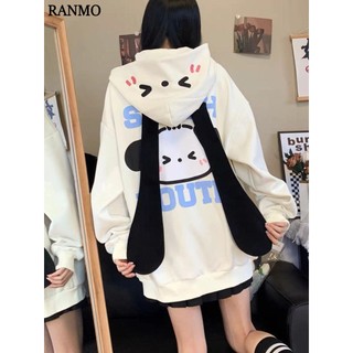 RANMO Áo Khoác hoodie áo khoác Chất lượng thời trang thoải mái A28J1BM 34Z230824