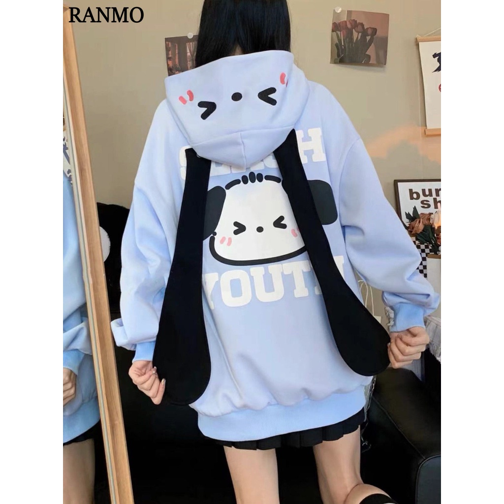 RANMO Áo Khoác hoodie áo khoác Chất lượng thời trang thoải mái A28J1BM 34Z230824