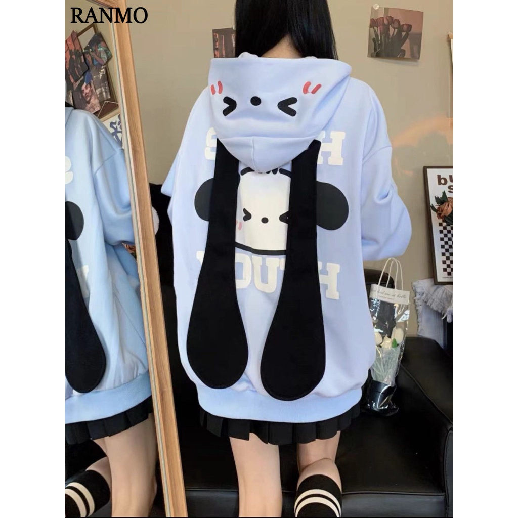 RANMO Áo Khoác hoodie áo khoác Chất lượng thời trang thoải mái A28J1BM 34Z230824