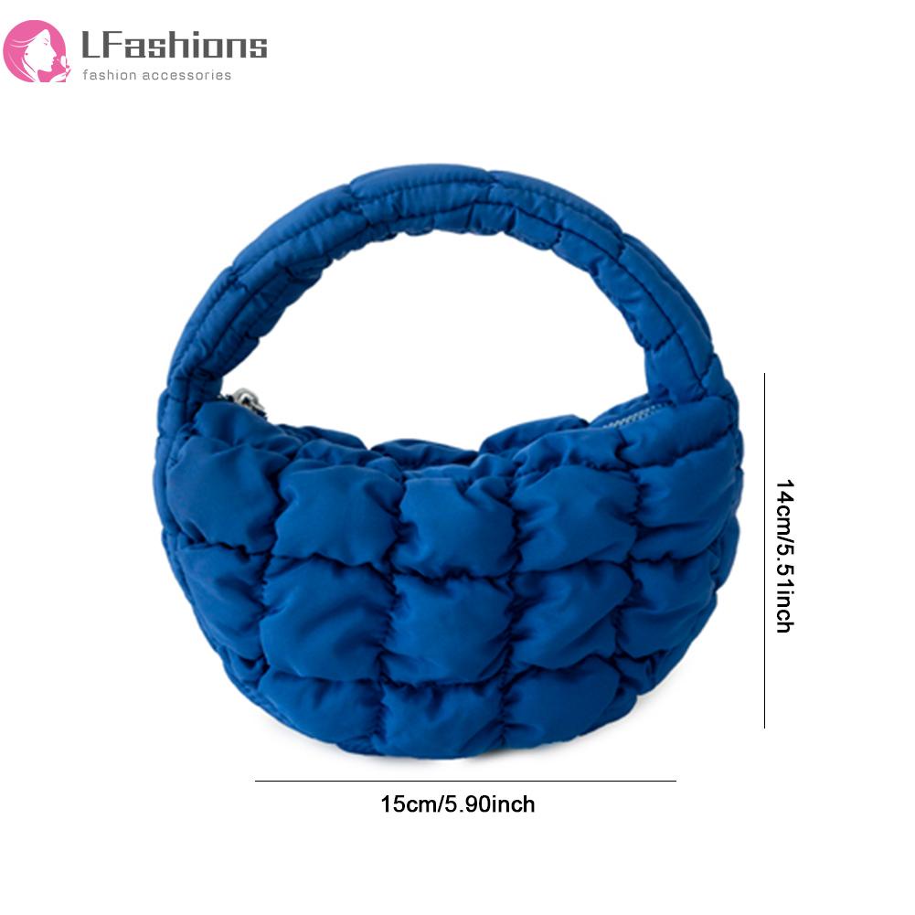 ❀ Áo Thun In Chữ lovefashions Thời Trang ❀ Túi Đựng Chìa Khóa mini Xếp Ly Chần Bông Mềm Mại Thời Trang Đa Năng Có Đệm nylon Mới Dành Cho Bạn Nữ