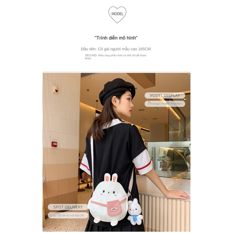 Túi Đeo Chéo Đựng Điện Thoại Hình Thỏ Dễ Thương Phong Cách Nhật Bản 2023 z9t4