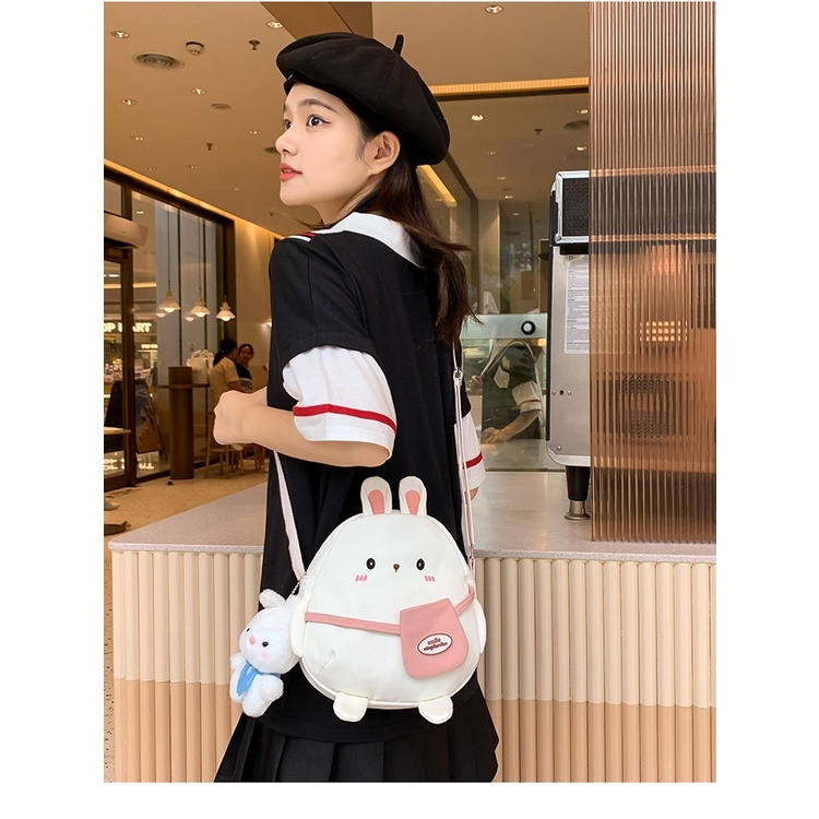 Túi Đeo Chéo Đựng Điện Thoại Hình Thỏ Dễ Thương Phong Cách Nhật Bản 2023 z9t4