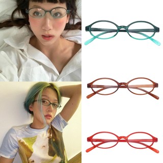 Mắt Kính Gọng oval Nhỏ Phong Cách retro Thời Trang Cho Nữ