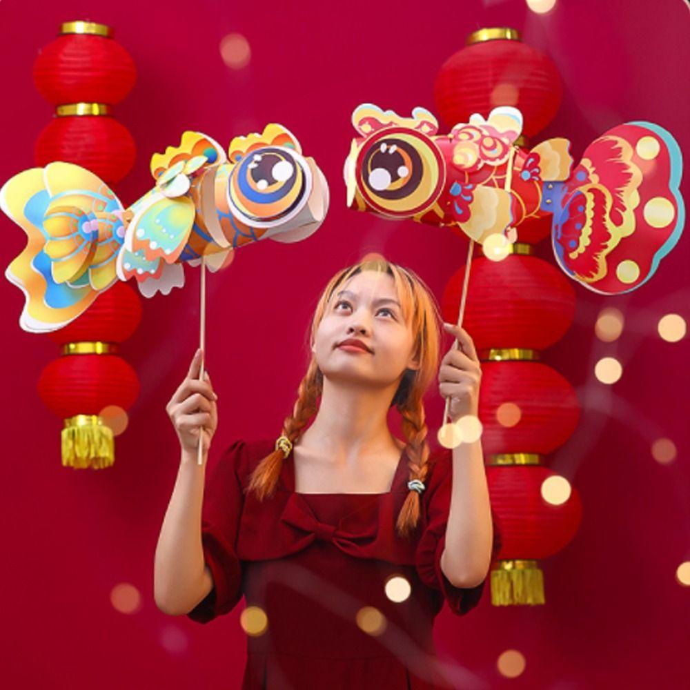 Cabezant Lồng Đèn Cầm Tay Hình Rồng Vàng Phát Sáng Phong Cách Trung Hoa Tinh Tế Với Đèn Điện Tử Cho Lễ Hội Tài Lộc