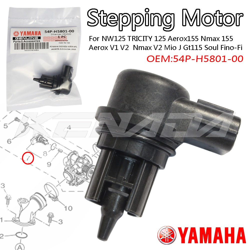 Van cầm chừng ISC xe Yamaha Nouvo 5 6 - Chính hãng Yamaha