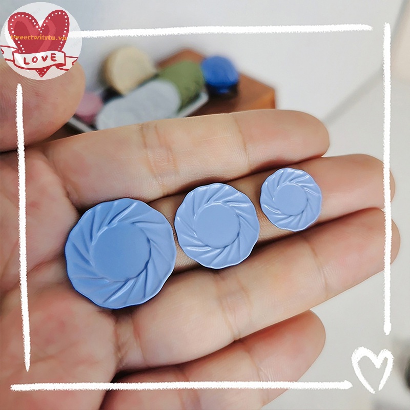 Tri set 4 Món Chén Đĩa 1: 6 / 1: 12 Phong Cách Bắc Âu Trang Trí Nhà Búp Bê vn