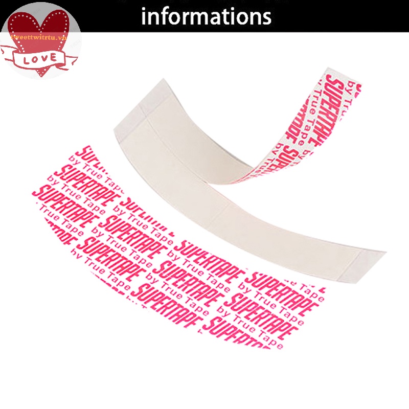 Tri Set 36 Băng Dính Hai Mặt Chống Thấm Nước Dùng Để Dán Tóc Giả