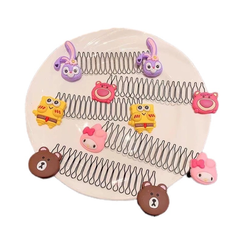 Bộ 5 Kẹp Tóc sanrio melody Hoạt Hình Dễ Thương h0077