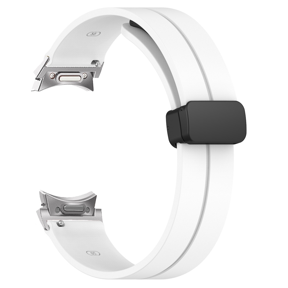 Dây Đeo Thay Thế Bằng Silicon Từ Tính Cho samsung galaxy watch 6classic 47mm 43mm 6 / 5 / 4 40mm 44mm 5pro 45mm