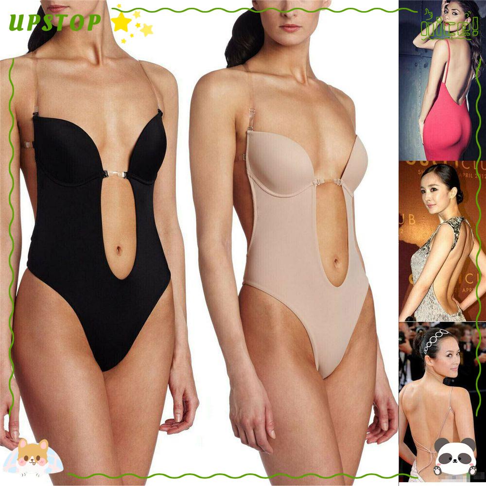 UPSTOP Bộ Bodysuit Định Hình Hở Lưng Quyến Rũ Cho Nữ