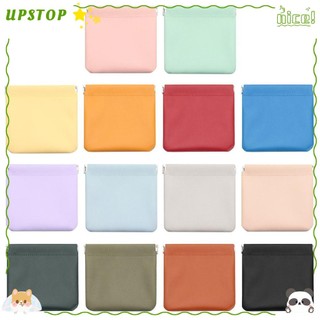 Upstopvn ví da pu đựng tiền, thẻ, chìa khóa
