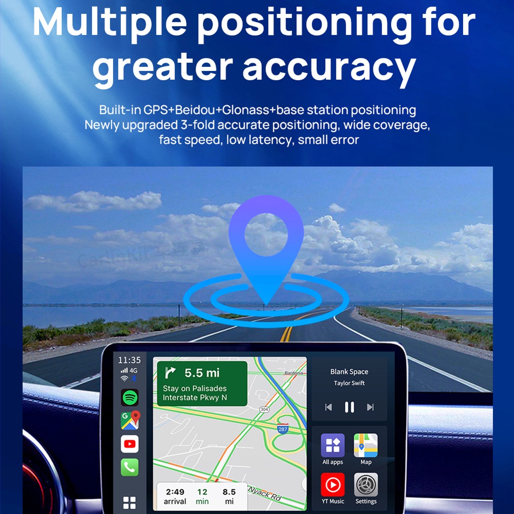 Carlinkit carplay Hộp android 13 8 + 128gb qcm 8 core 6225 Không Dây carplay netflix 4g lte