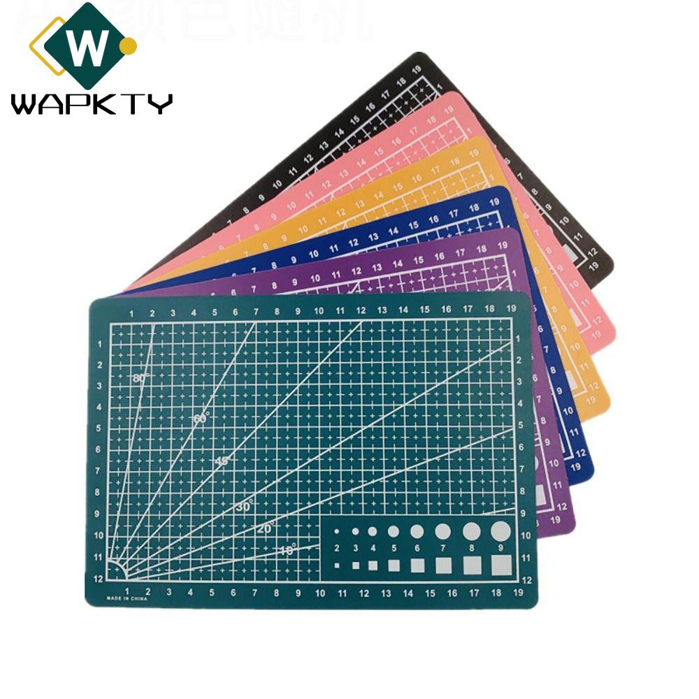 Bảng cắt WAPKTY bằng PVC hai mặt cỡ A3 A4 A5 chạm khắc may vá ghép vải chế tác đồ da DIY tại nhà