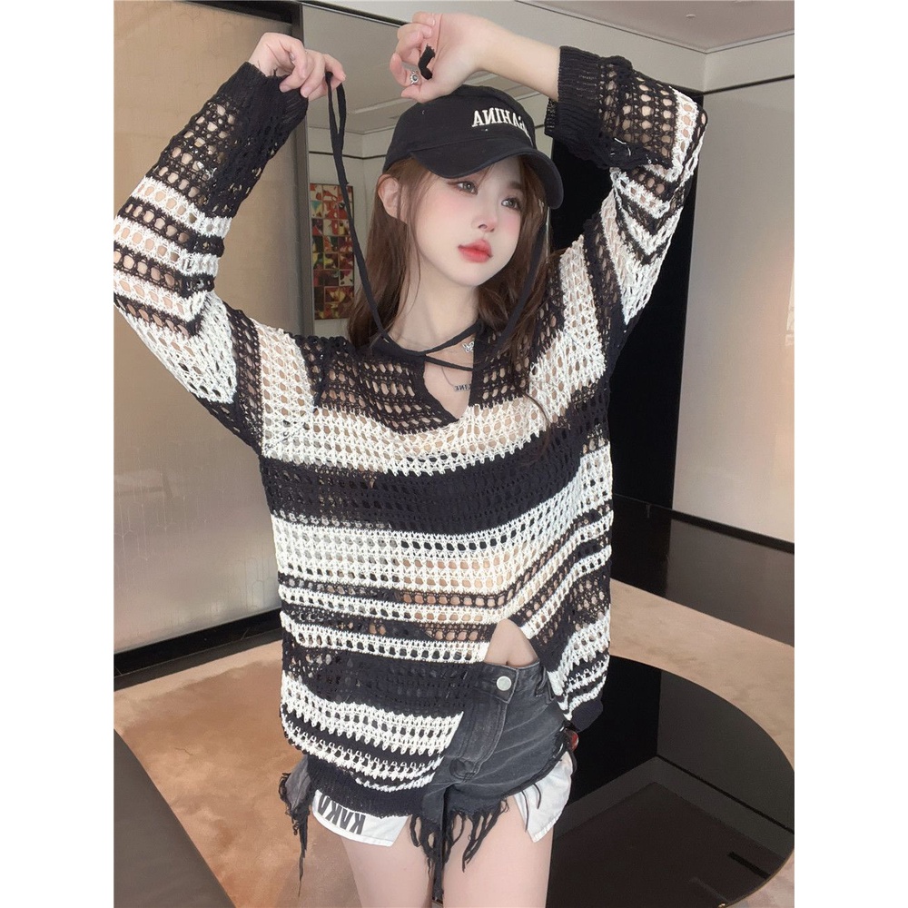 Áo Len áo khoác cardigan áo cardigan Thời trang hàn quốc A91KDY3 34Z230824