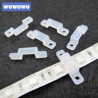 Set 10 / 50 kẹp cố định dây đèn LED WAPKTY 12mm 5050 5630 RGB tiện lợi