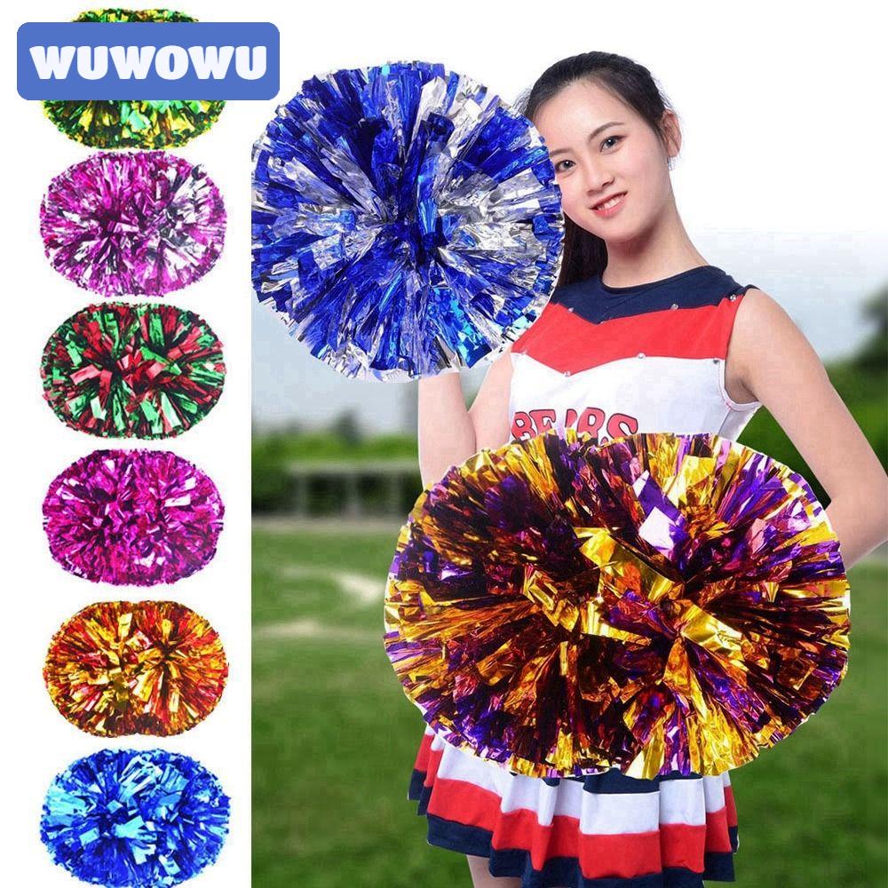Bông cổ vũ WAPKTY Wuwowu cầm tay trang trí tiệc nhiều màu tùy chọn