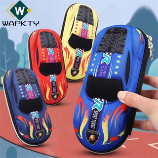  Hộp đựng bút chì Fashyuner WAPKTY bằng EVA hình ô tô 3D sức chứa lớn không thấm nước mới cho bé trai 