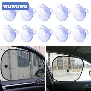 Set 10 giác hút chân không WAPKTY Wuwowu bằng cao su màu trơn tiện dụng cho gia đình/ nội thất ô tô