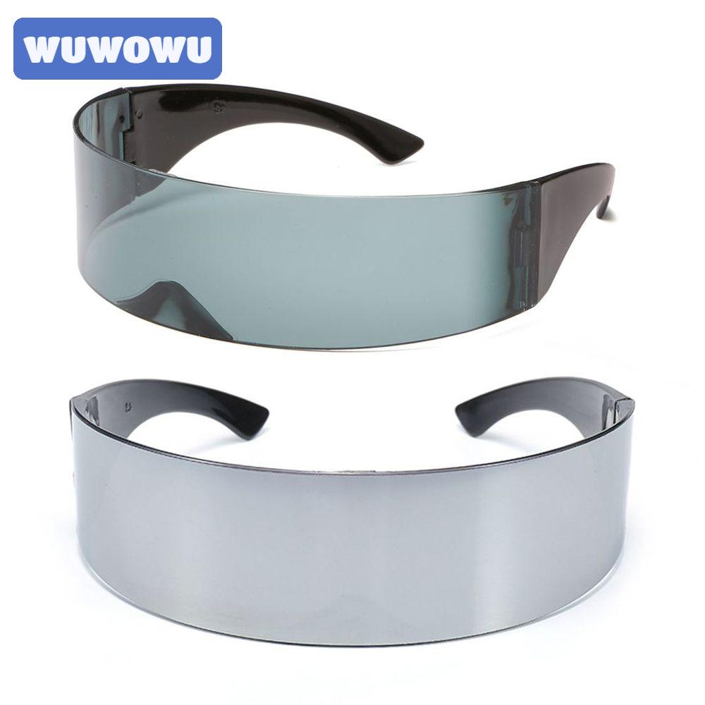 WUWOWU Set 2 cặp kính mát không vành chống tia UV phong cách cổ điển thời trang cho nam và nữ