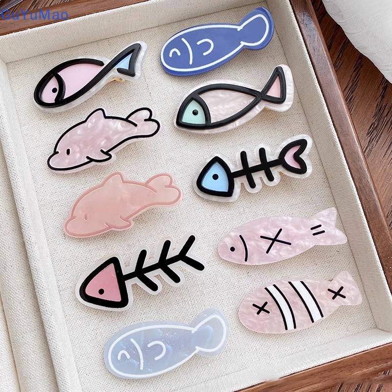 Kẹp Tóc Mái Hình Xương Cá Nhỏ Dễ Thương Phong Cách Nhật Bản Cho Nữ Sinh prta
