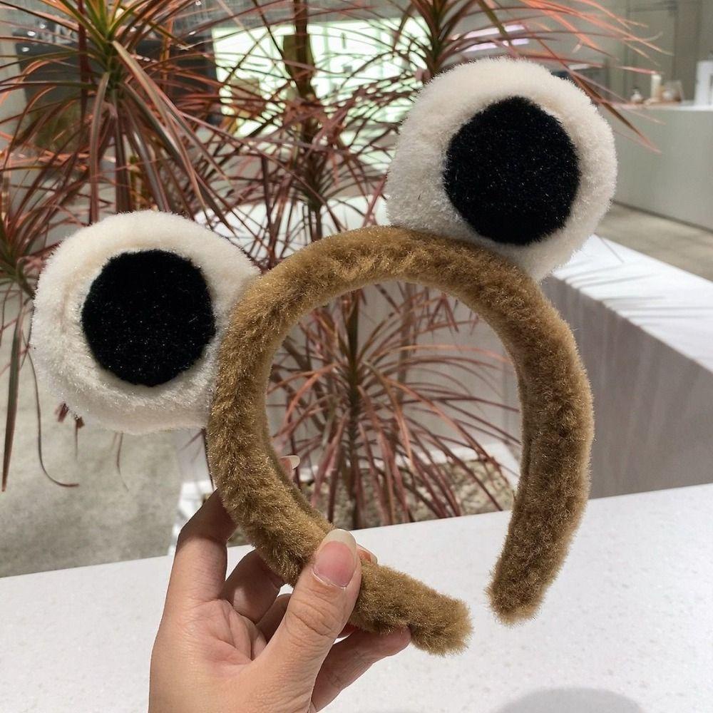 Shanlin Băng Đô Cài Tóc Rửa Mặt Vải Lông Họa Tiết Ếch Hoạt Hình Kiểu Hàn Quốc Dễ Thương