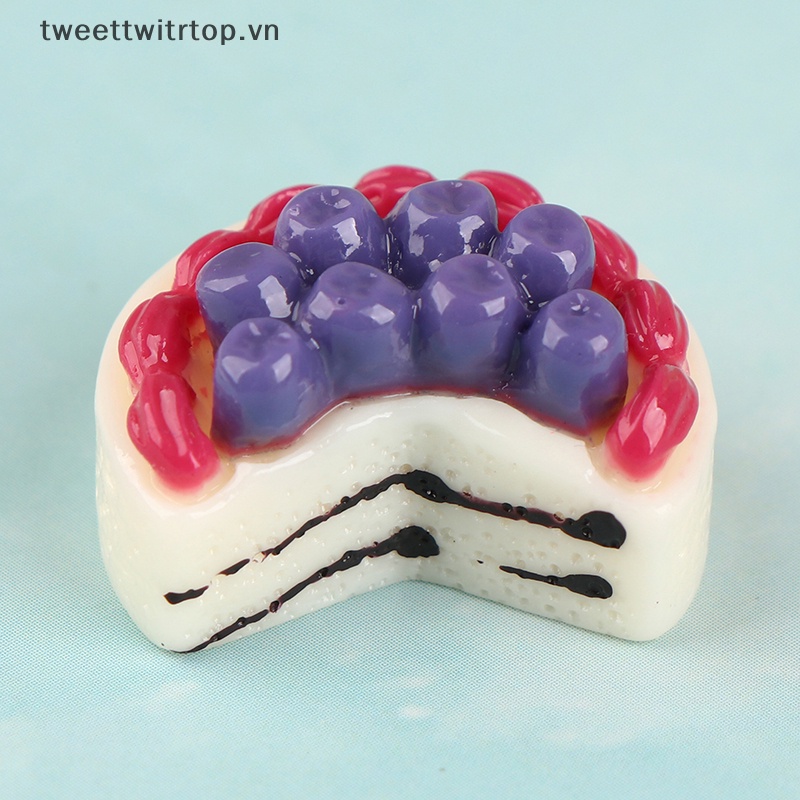 Trtop Set 5 Món Tráng Miệng mini Trang Trí Nhà Búp Bê vn